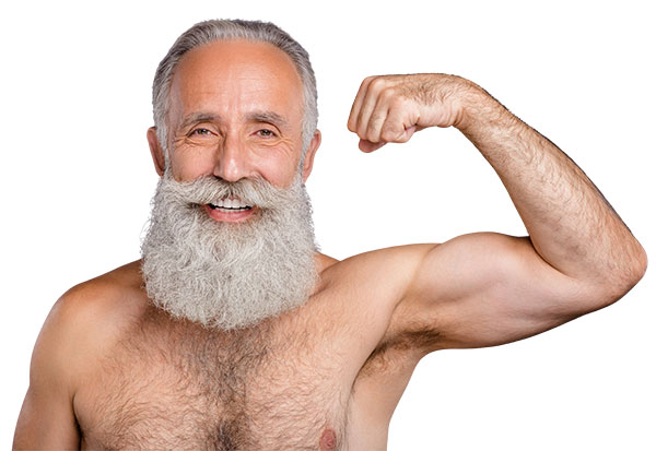 Strong Older Man Image