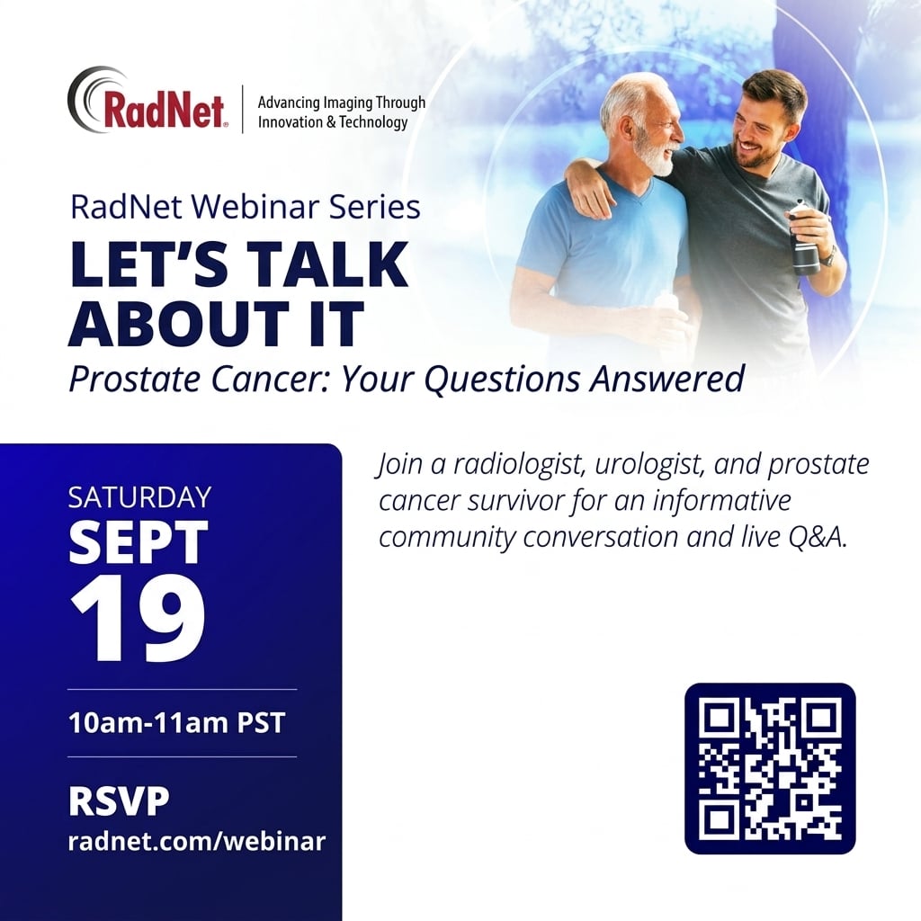 Dr. David Josephson Joins RadNet’s “Let’s Talk About It” Prostate Cancer Webinar on September 19, 2026
